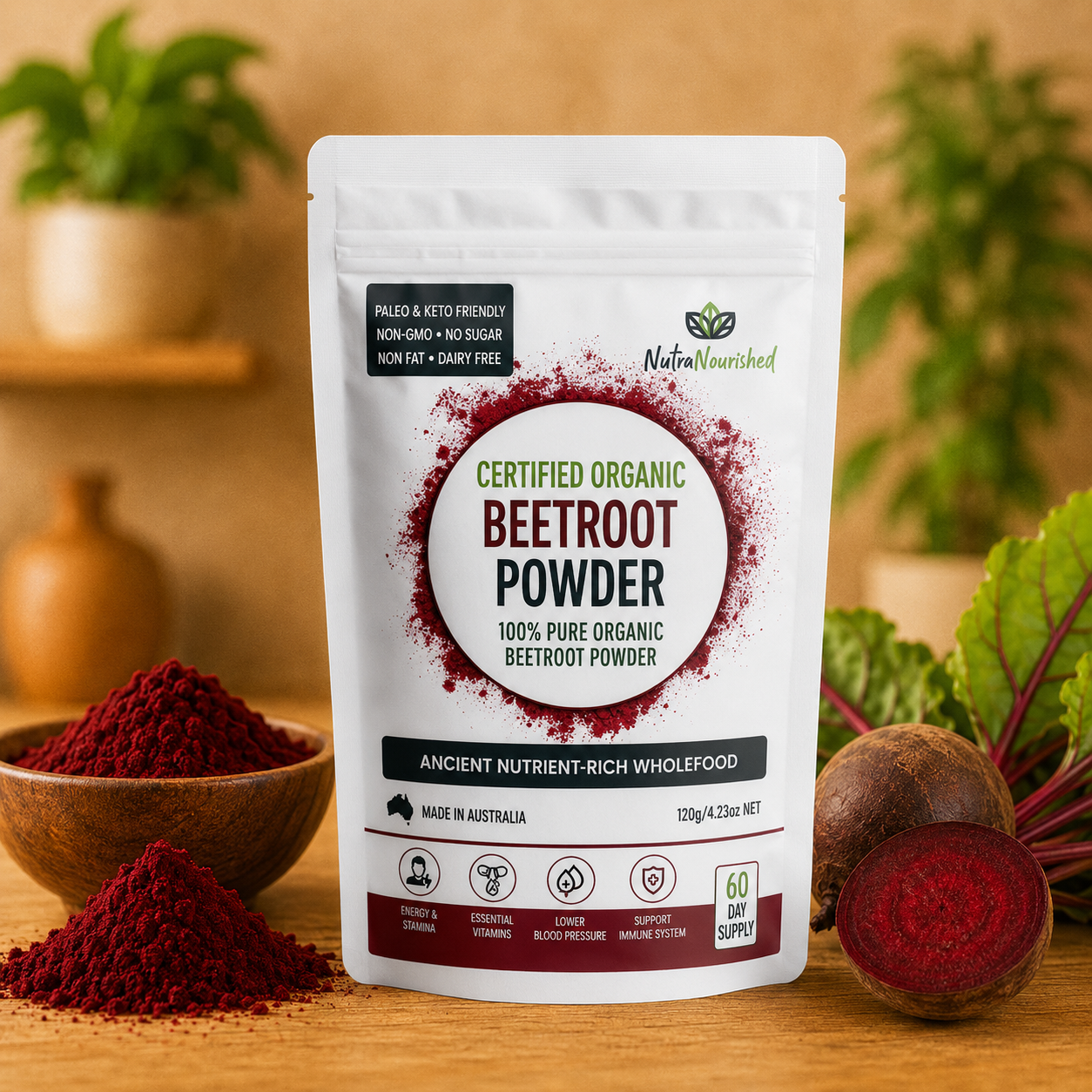Nutra Nourished Beetroot powder