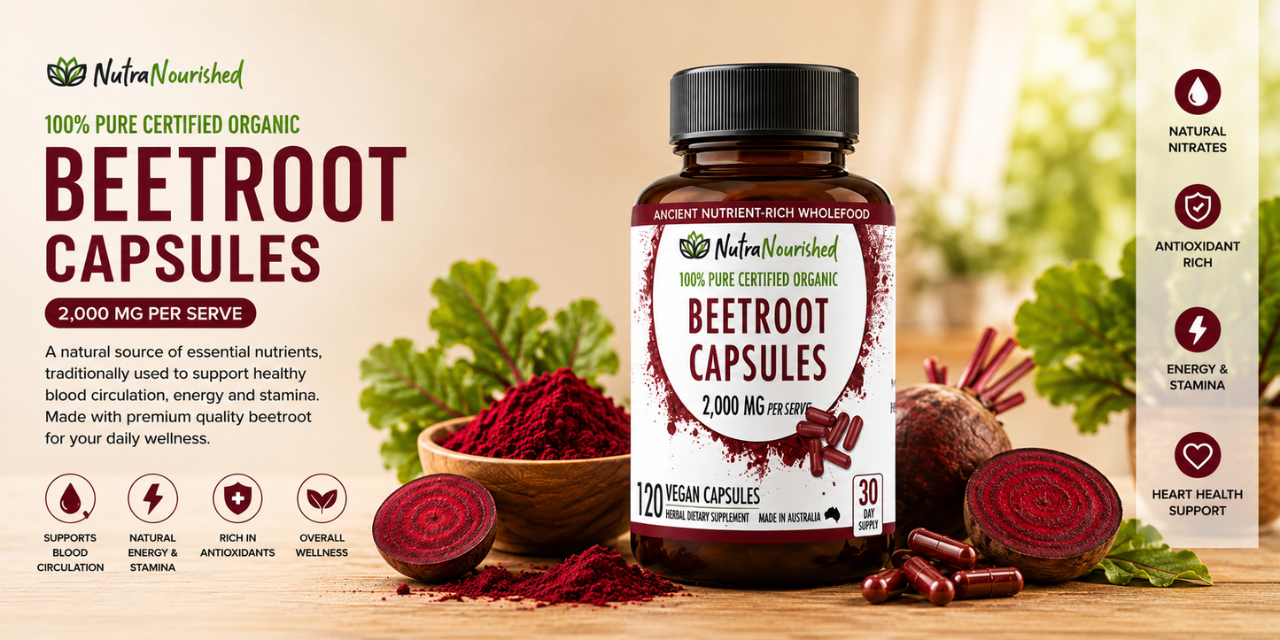 NutraNourished Beetroot Capsules