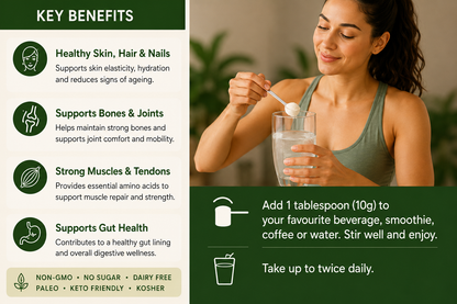 NutraNourished Bovine Collagen Powder