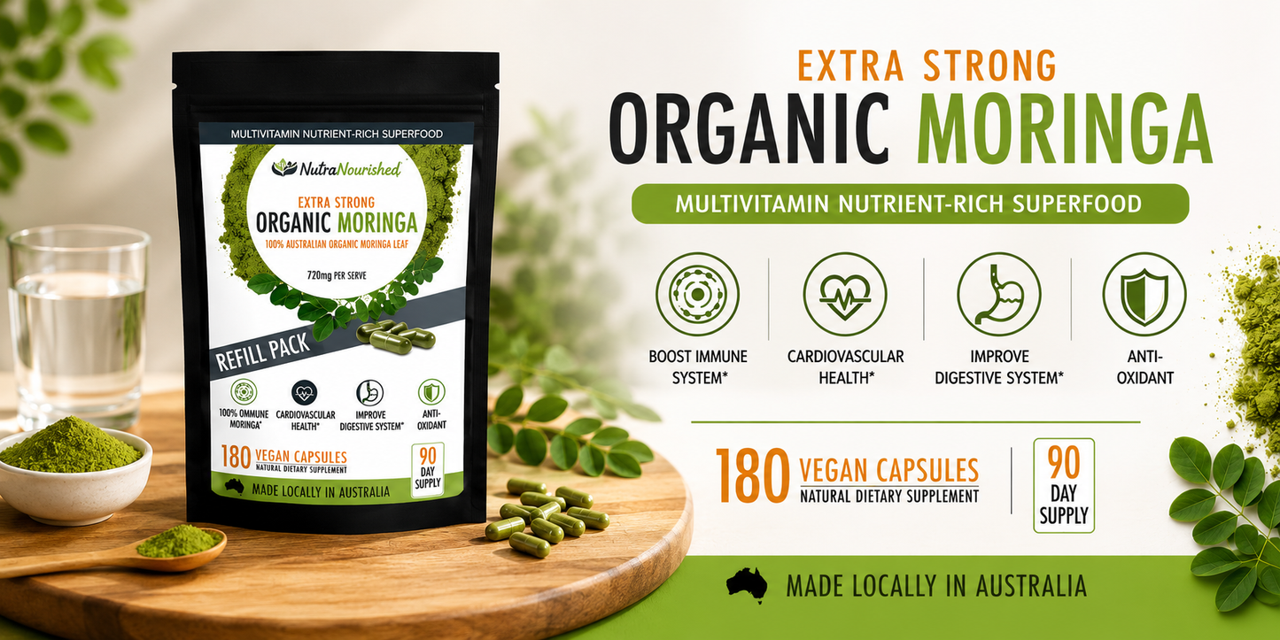 NutraNourished Moringa Capsules Refill