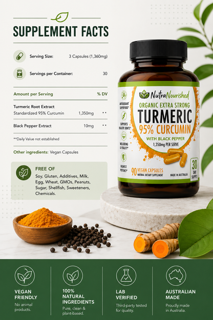 NutraNourished Turmeric Capsules