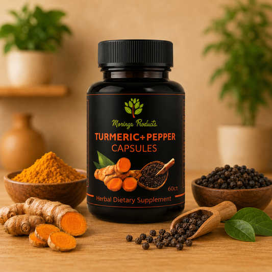 MoringaProducts Turmeric-Pepper Capsules