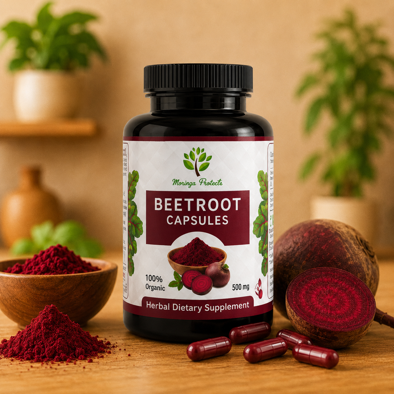 MoringaProducts Beetroot Capsules