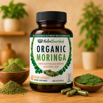 NutraNourished Moringa Leaf Capsules