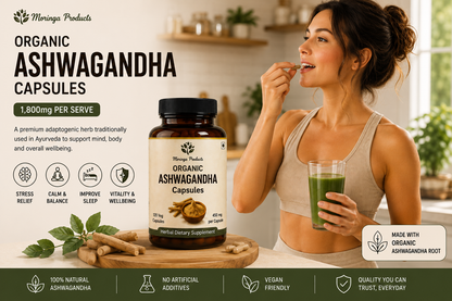 MoringaProducts Ashwagandha Capsules